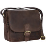 Braune Umhängetasche Vintage Leder