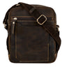 „Nash“ Bolsa De Cuero Para Hombre Vintage Pequeña Messenger Bag