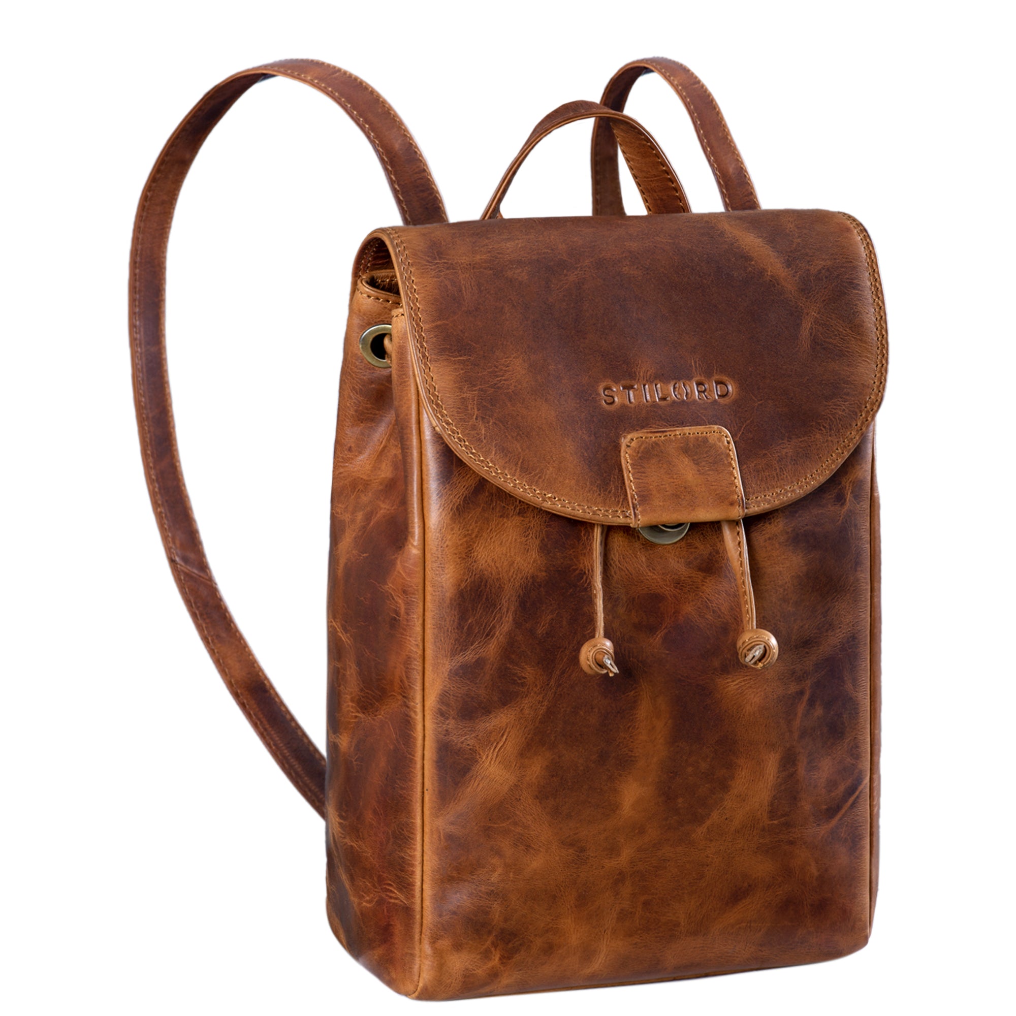 Lederrucksack Frauen Vintage