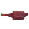 Retro Leder Bauchtasche