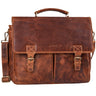 "Toledo" Maletín de Piel Vintage Grande para Hombre para Portátiles de 15,6 Pulgadas