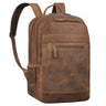 "Jamal" Piel Mochila Portatil 16 Pulgadas Hombres Macuto Grande Mujeres