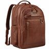 "Eron" Mochila Hombre Trabajo de Cuero Auténtico Mochila Portátil 15,6 - 16 Pulgadas