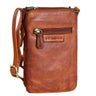 "Peter" 2-en-1 Cartera de Cuero para Pecho y Porta Móvil para Hombre