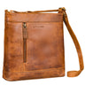 "Moni" elegante Bolso de Cuero Mujer de Tamaño Medio-Grande para Tablet de 11"