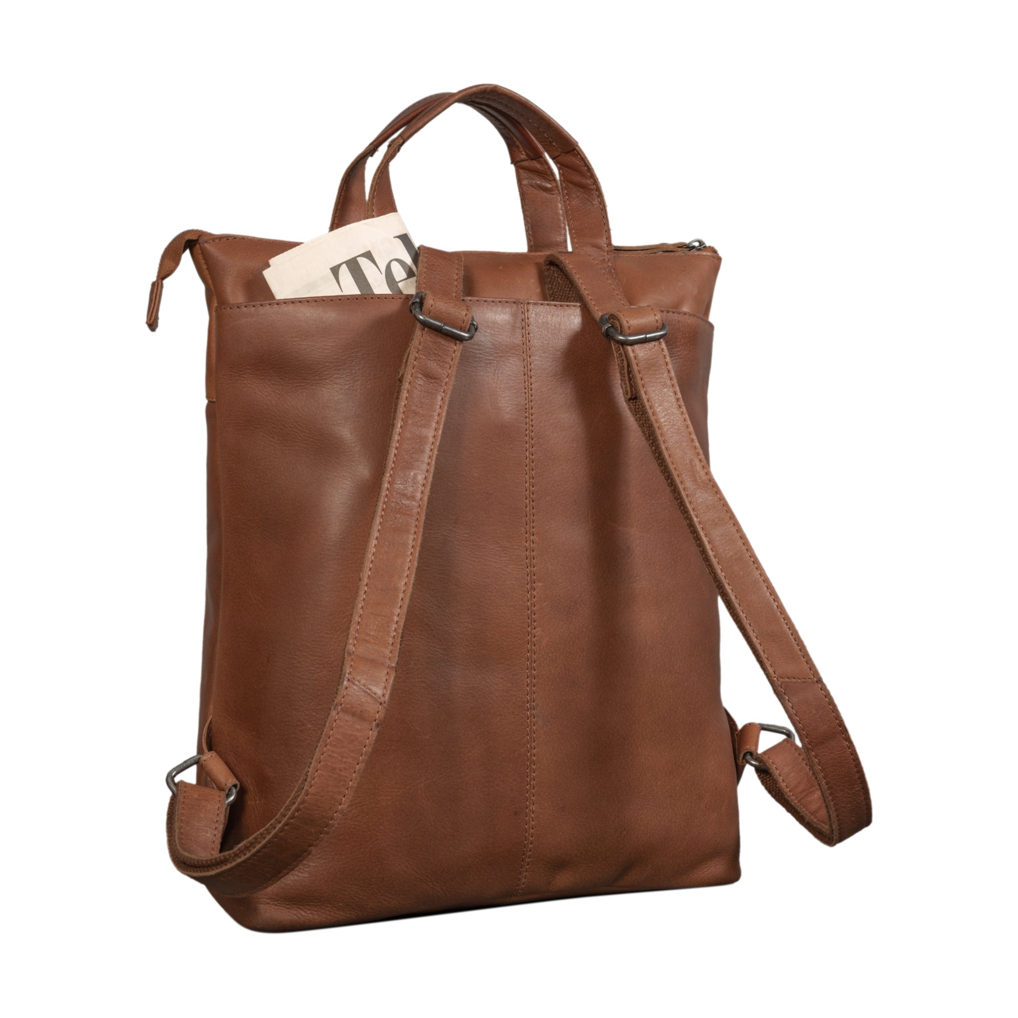 Rucksack Handtasche braun