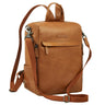 "Tarik" Mochila 2-en-1 de Cuero Antirrobo y Bolso Bandolera