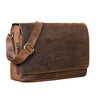 "Reinhold" Vintage Maletin Piel Hombre Grande 15,6-16 Pulgadas