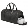 "Ventura" Bolsa de Viaje Grande de Cuero para Hombre Weekender 40L con Compartimento para Zapatos