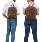 Echtleder Rucksack Tasche