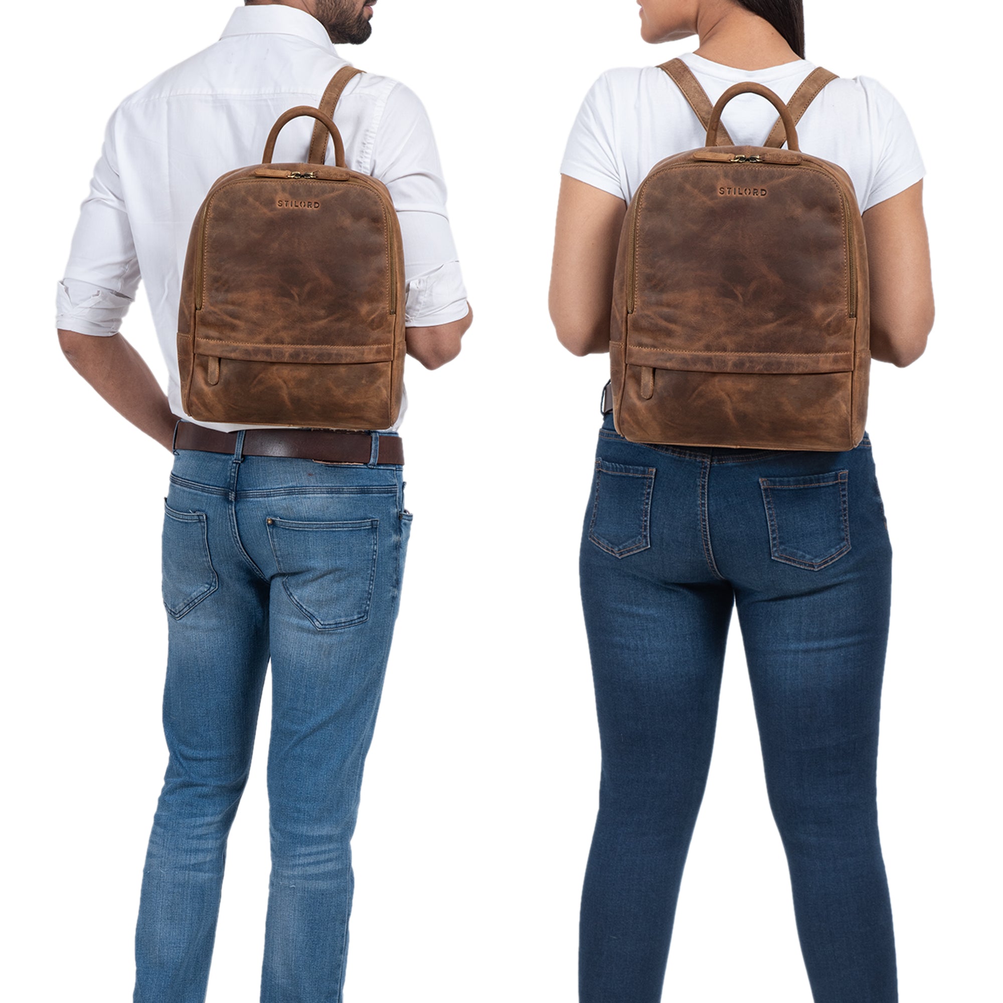 Echtleder Rucksack Tasche