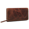 "Chloe" Cartera Mujer De Cuero Vintage Con Protección RFID Estilo