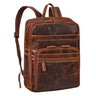 "Quinten" Piel Mochila Portatil 16 Pulgadas Hombres Macuto Grande Mujeres