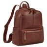 "Marcella" Moderno Mochila Piel Mujer Pequeño 13 Pulgadas