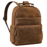 "Valens" Premium Mochila de Cuero Hombre Grande con Asa Estilo 16 Pulgadas