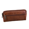 “Whitmore” Estuche Suave De Cuero Para Gafas Con Cremallera