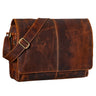"Alex" Bolso Vintage De Cuero Unisex Para Negocios Hombres Y Mujeres