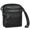 "Kony" Bolso Vintage de Cuero para Hombre Bandolera Resistente