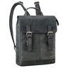 kleiner leder rucksack damen grau antharzit tablet 13 zoll