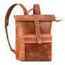 "Melvin" Mochila Rolltop Cuero para Hombres Grande Vintage