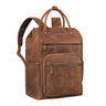 "Wendelin" Premium mochila de piel para portátil