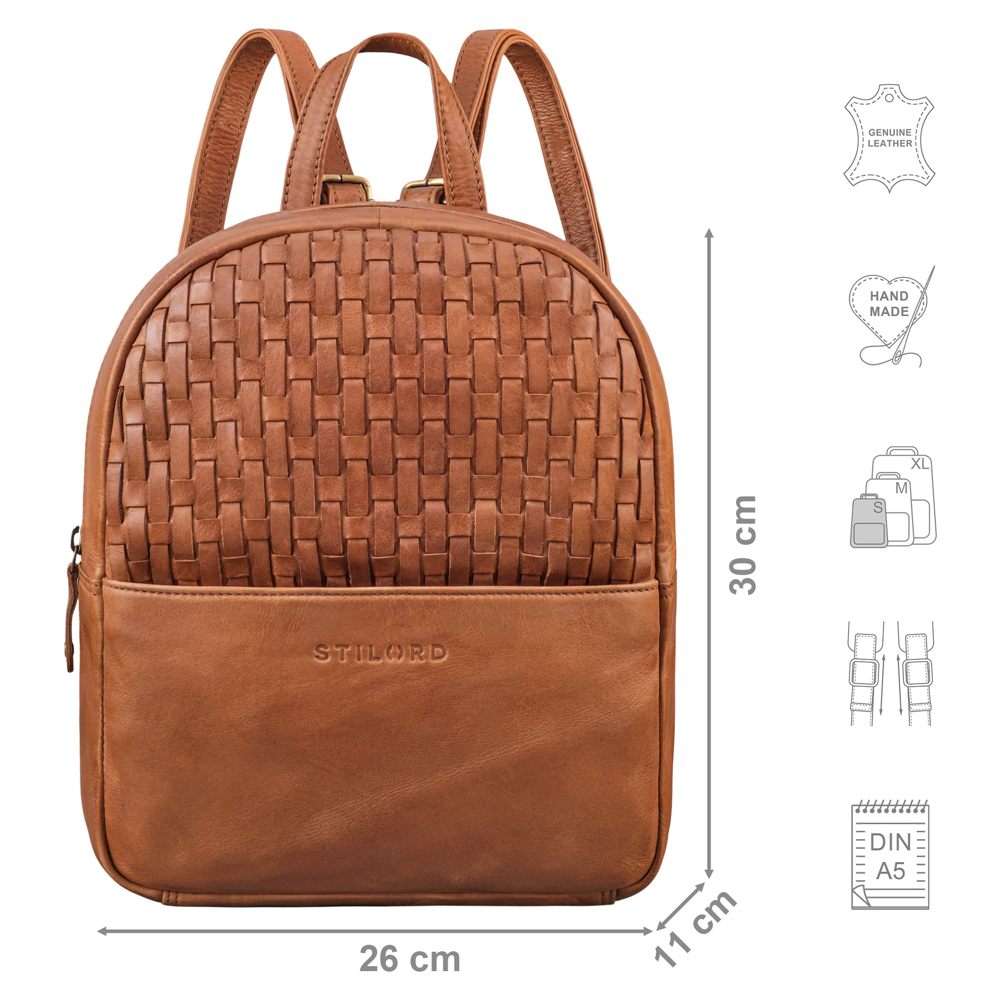 Leder Rucksackrasche Damen
