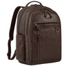 "Eron" Mochila Hombre Trabajo de Cuero Auténtico Mochila Portátil 15,6 - 16 Pulgadas