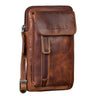"Mael" 2 en 1 Bolso Bandolera Hombre Piel Pequeño Bolso Cintura para Móvil