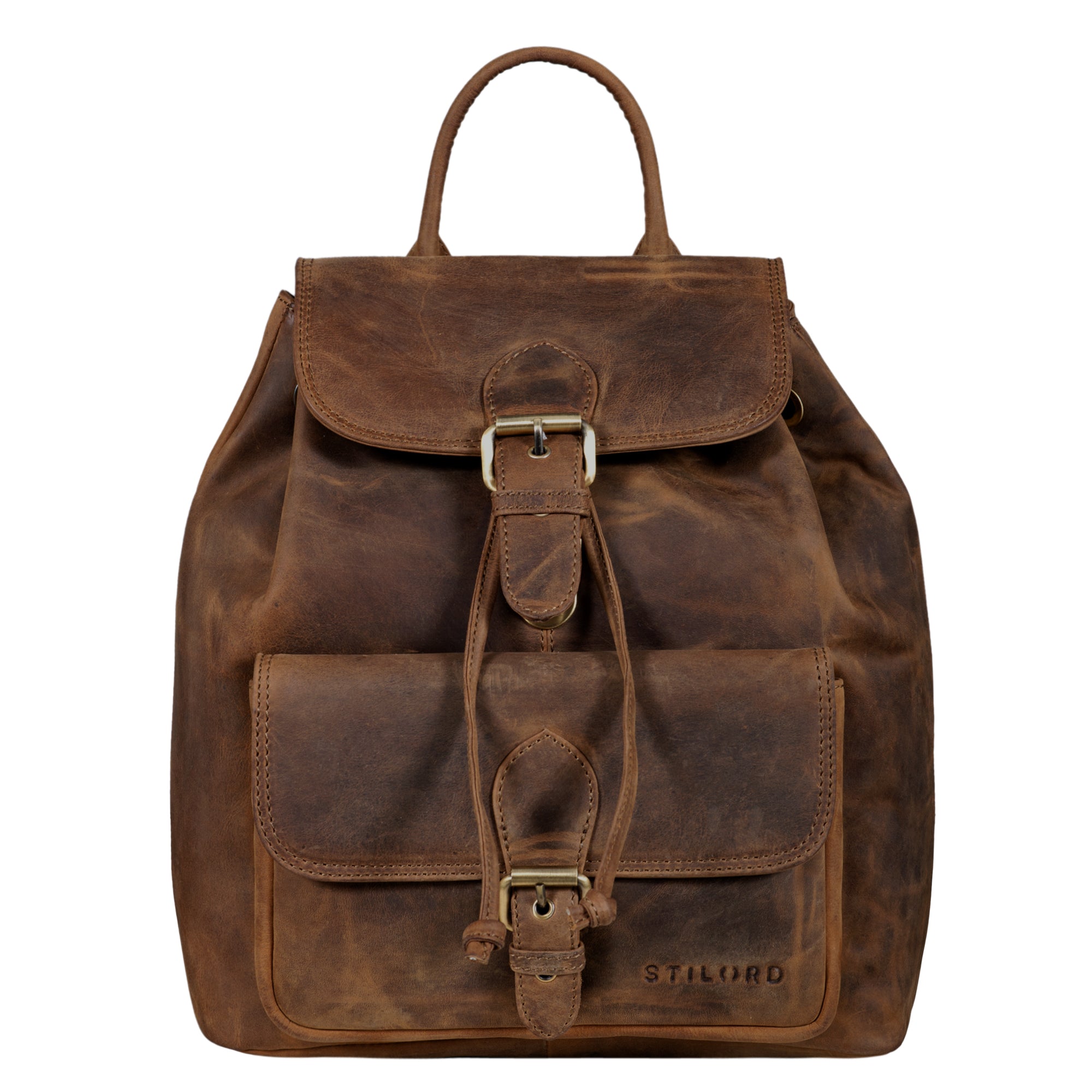 Echt Leder Schultertasche Damen