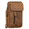 "Mael" 2 en 1 Bolso Bandolera Hombre Piel Pequeño Bolso Cintura para Móvil