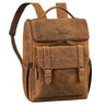 "Gian" Mochila de Cuero para Hombre y Mujer - compartimento para portátil 16"